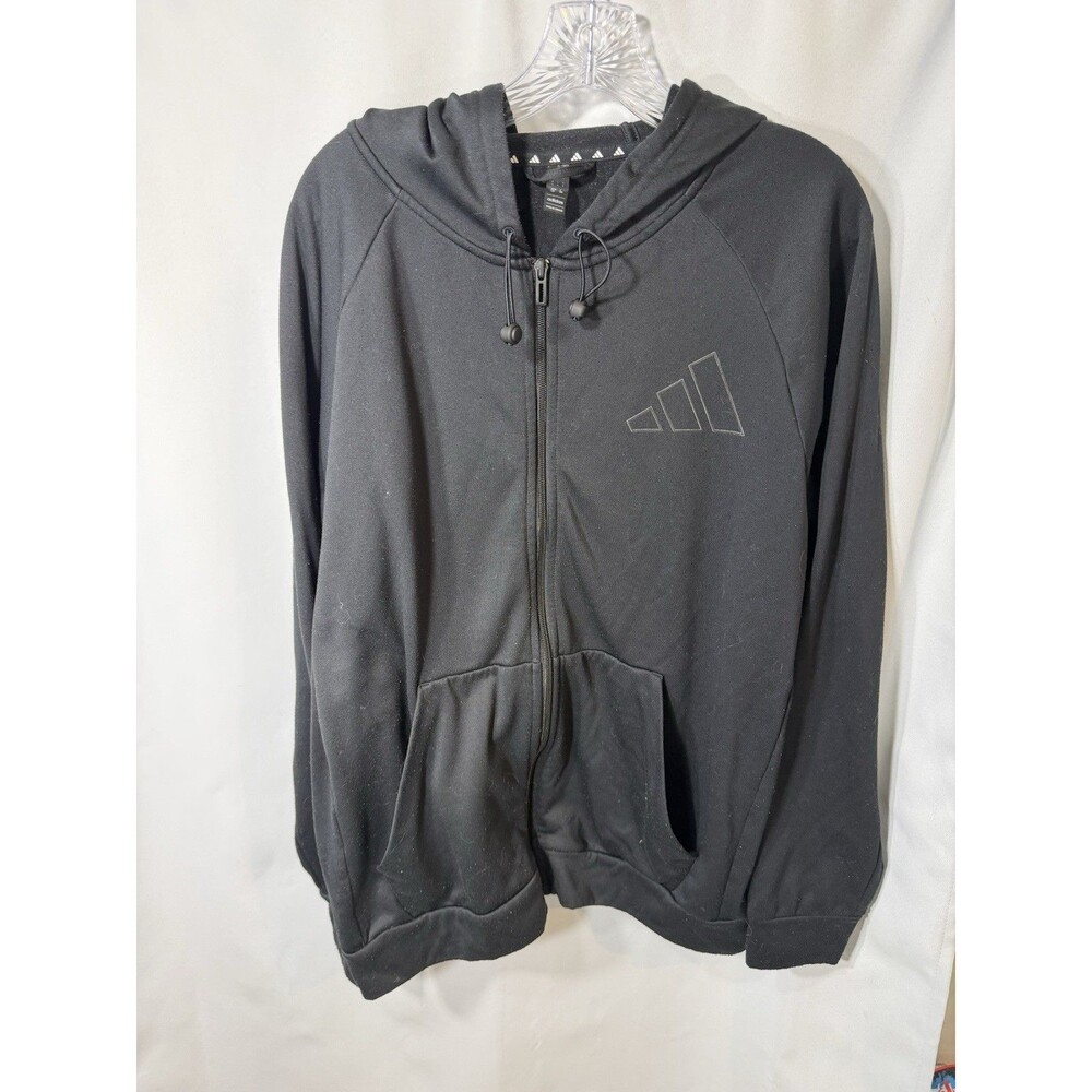 Adidas mens Game Ad Go Full-zip Hoodie Black Large